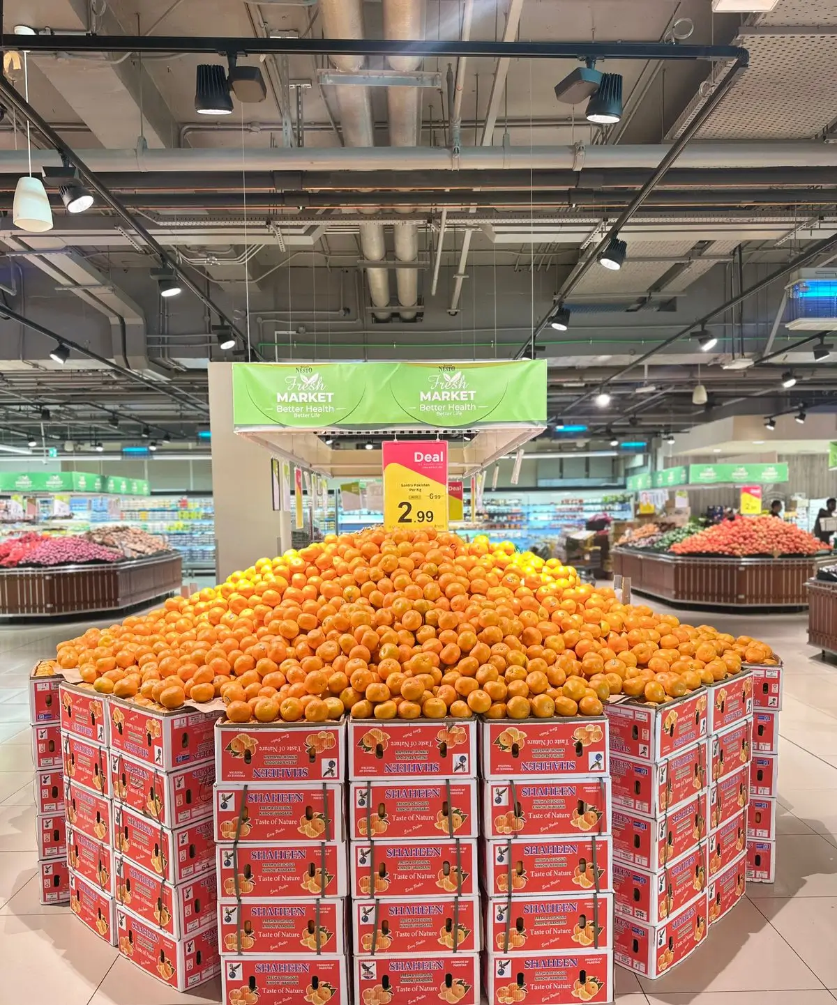 SE Fruits Kinnow on supermarket shelves
